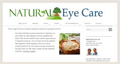 Desktop Screenshot of blog.naturaleyecare.com