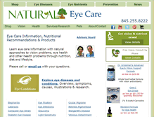Tablet Screenshot of naturaleyecare.com